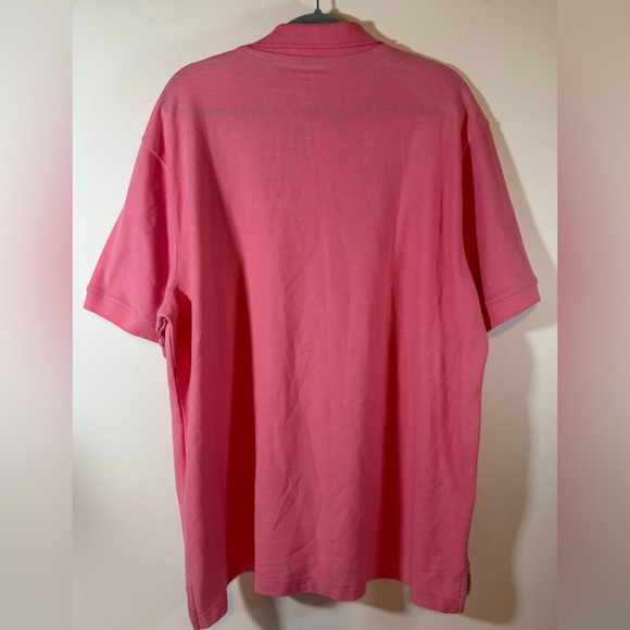 Saddlebred Perfect Polo Shirt Pink Short Sleeve Golf Casual Mens XL NEW - Picture 4 of 7